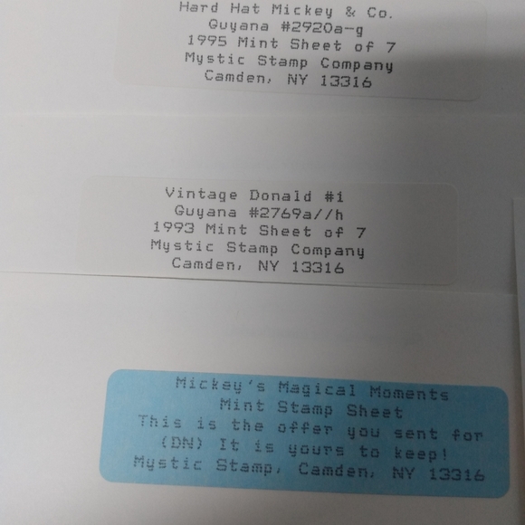 Disney Stamps - Picture 8 of 8